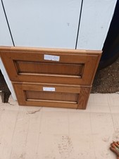 2 x Solid Oak Kitchen Cabinet